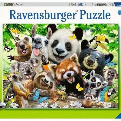 Ravensburger puzzel Wildlife selfie 300 stukjes
