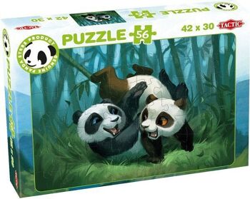 Tactic Puzzle Panda Stars Playtime - 56 pièces