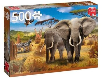 Puzzle Jumbo Savane Africaine 500 pièces