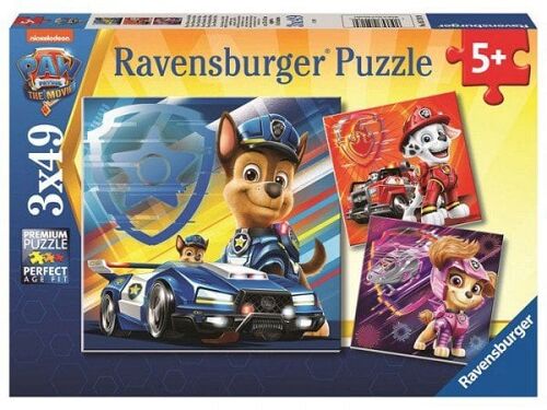 Ravensburger puzzel Paw Patrol The Movie 3x49 stukjes