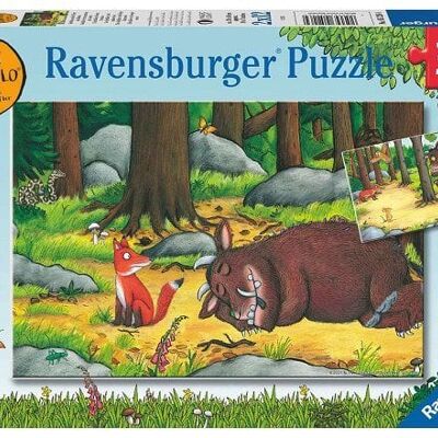 Ravensburger puzzel The Gruffalo en de dieren van het bos 2x12 stukjes