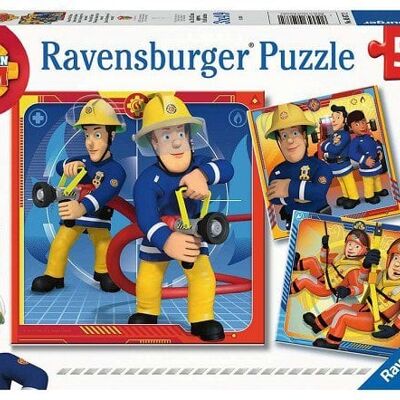 Ravensburger puzzel Onze held Sam 3x49 stukjes