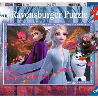 Ravensburger puzzel Frozen 2 IJzige avonturen 2x24 stukjes