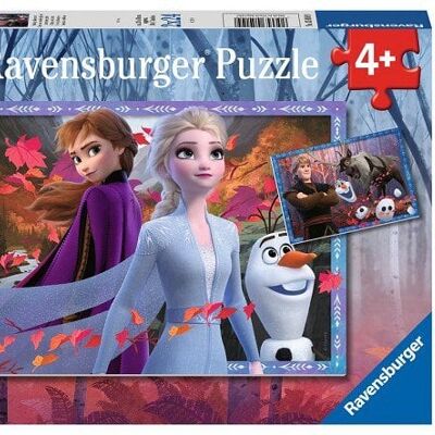 Ravensburger puzzel Frozen 2 IJzige avonturen 2x24 stukjes