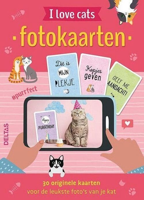 Deltas Fotokaarten - I love cats