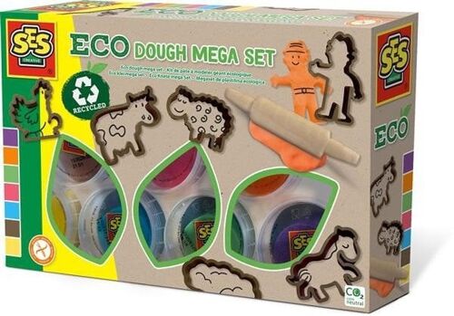 Ses Eco klei mega set (7x90gr met tools)