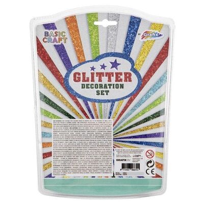 Grafix Glitter Decoratieset 17-delig