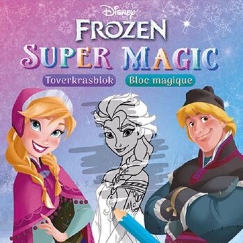 Bloc à gratter magique Super Magic de la Reine des neiges de Deltas Disney