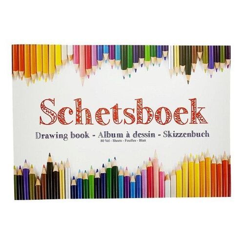 Schetsboek A4 80 vel