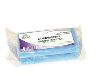 Eponge sanitaire avec manche environ 132x68x42 mm lot de 2