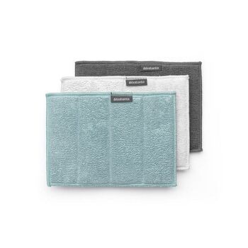 Brabantia Chiffons éponge en microfibre 3 pièces menthe