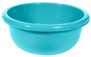 Curver Bac à vaisselle rond 4 litres molokai bleu diamètre 28x12cm