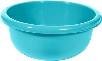 Curver Bac à vaisselle rond 10,5 litres molokai bleu diamètre 36x16cm