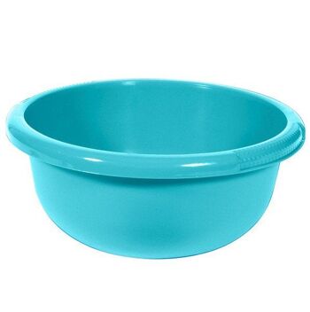 Curver Bac à vaisselle rond 6,3 litres molokai bleu diamètre 32x14cm