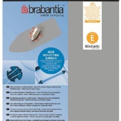 Brabantia overtrek metalic, sil/schuim 135x49 cm