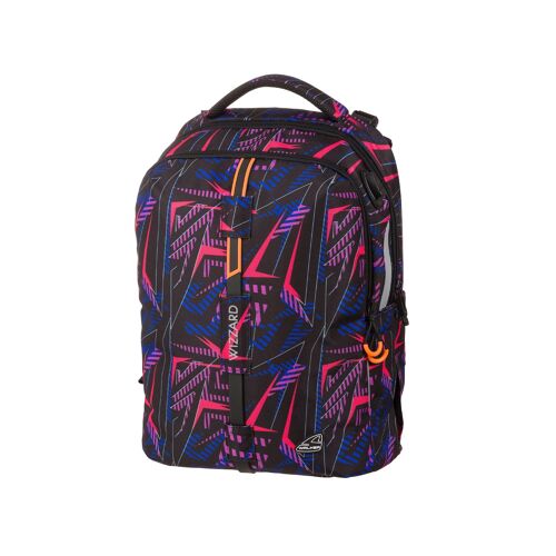 Walker by Schneiders Schulrucksack Elite Neon Lights, 32 x 46 x 20 cm, 34L, Hauptfach mit Reisverschluss, Rucksack für Schule, Uni und Büro