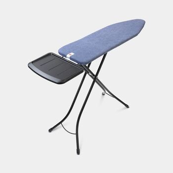 Table à repasser Brabantia L 124x38 cm Denim Blue avec support centrale vapeur 1