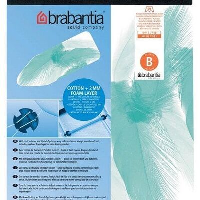 Brabantia overtrek 124x38 cm natuur