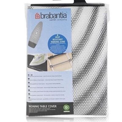 Brabantia overtrek 135x45 cm dikte 2 mm titan oval