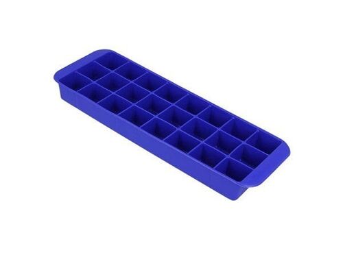 Metaltex IJsblokjesmaker rubber 26x8,5x2,5cm blauw