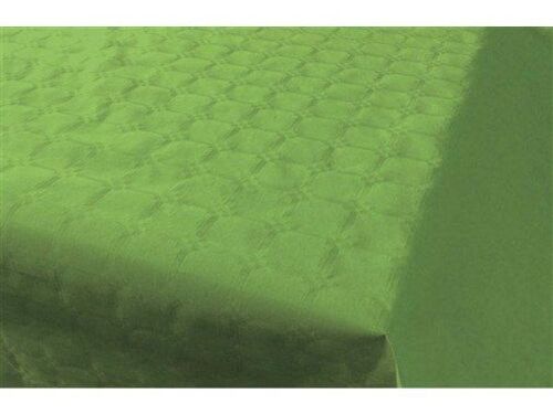 Damast tafelkleed papierROL 118cmx8m licht groen