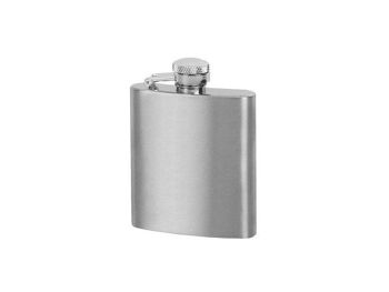 Flacon de poche inox 170ml 11x9x2cm