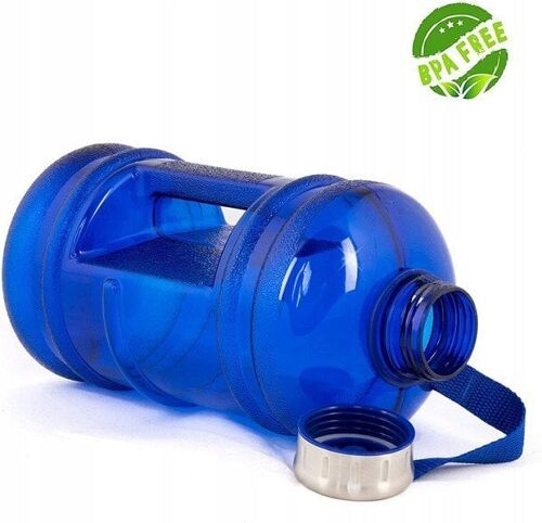 Melianda Drinkfles kunststof 2,2L met handvat blauw BPA & DEHP-vrij