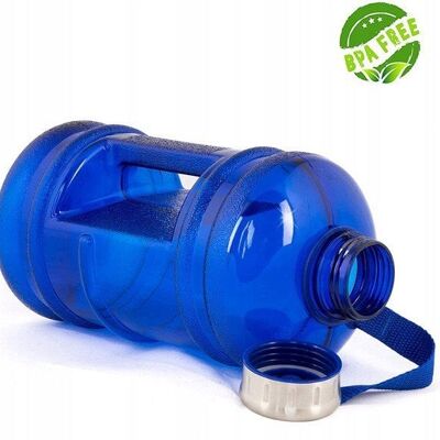 Melianda Drinkfles kunststof 2,2L met handvat blauw BPA & DEHP-vrij