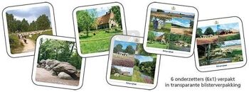 Sous-verres Drenthe ensemble de 6 pièces