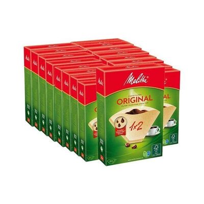 Melitta koffiefilters 1x2 40st krimp a 18 pak