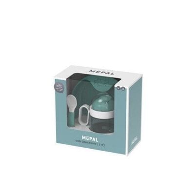 Mepal set babyservies mio 3-delig - deep turquoise