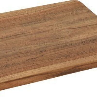 Serveerplank teak hout 34x18x1,5cm