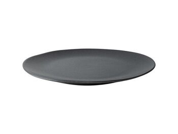 Dutch Rose Velvet assiette plate Ø26.5cm noir mat 4 pièces porcelaine 2