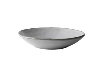 Dutch Rose Organic assiette creuse Ø23.5cm gris clair boite de 4 pièces 2