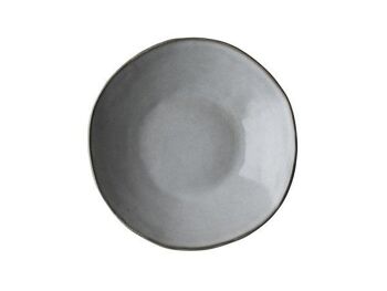 Dutch Rose Organic assiette creuse Ø23.5cm gris clair boite de 4 pièces 1