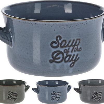 Soepkom Soup of the day aardewerk 500ml Ø13,5cm