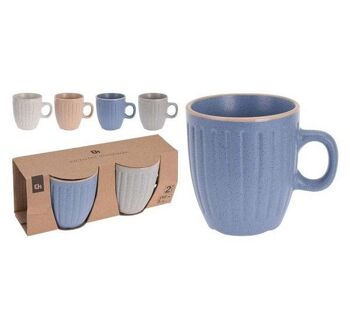 Tasse Poterie Ensemble de 2 pièces