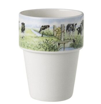 Wiebe van der Zee Tasses à lait New Neighbors boîte de 6 pièces 260ml porcelaine