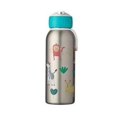 Mepal Isoleerfles flip-up campus 350 ml - animal friends Blijft 9 uur hot en 12 uur koud