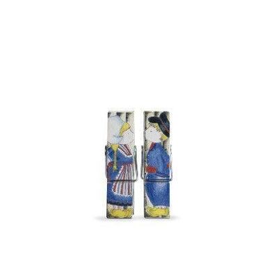 Magnet clothespins Kissing Couple H2