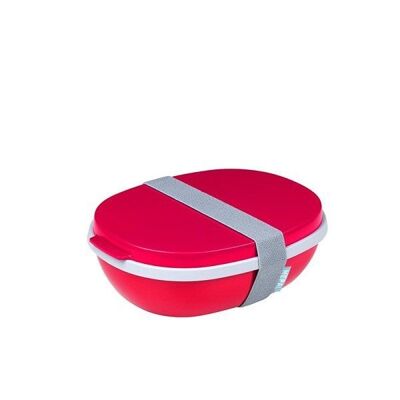 Mepal lunchbox ellipse duo - nordic red