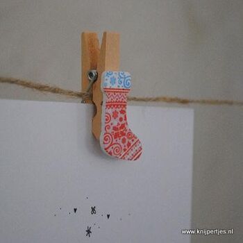 Pinces à linge de Noël Happy Socks 2