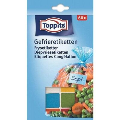 Toppits 60 diepvriesetiketten