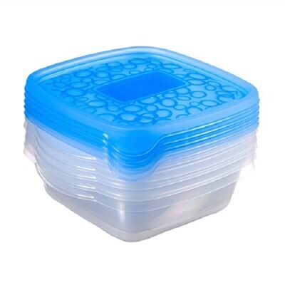 Curver Take Away vershoudbakjes 600ml set a 5 stuks 18x16x8cm