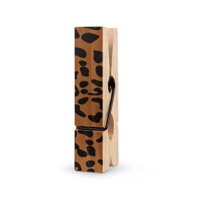 Big Wooden clothespin Panther