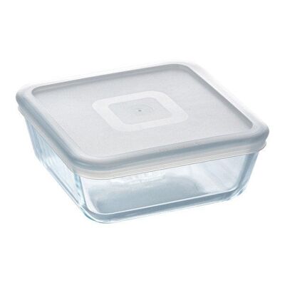 Pyrex COOK&FREEZE Vierkante schaal met deksel 0,85L 15x15cm