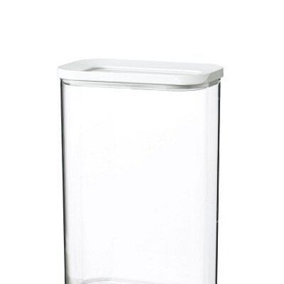 Boîte hermétique rectangle 370ml en verre CRISTAL