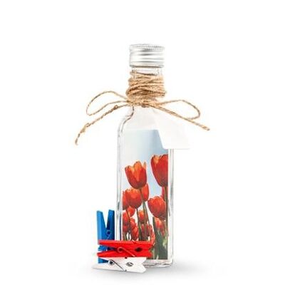 Bottiglia di posta Tulipani