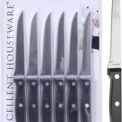 Excellent Houseware Steakmessen set 6-delig