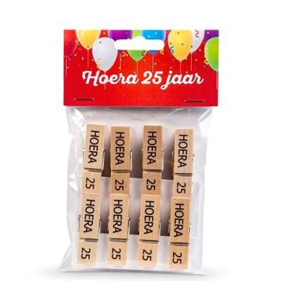 set mollette Hoera 25